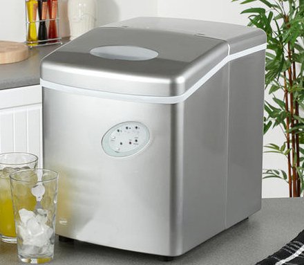 Thinkgizmos Eiswürfelmaschine Eismaschine,15kg Eis in 24 Stunden IceMaker HH641 